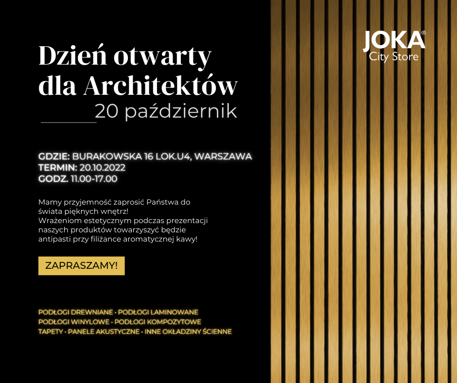 Dzień otwarty dla Architektów i Projektantów